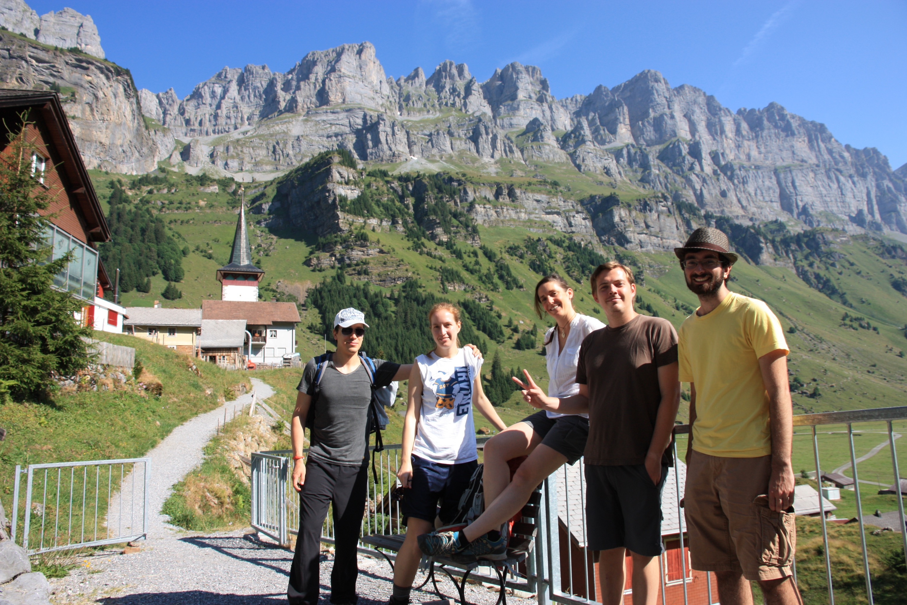 We started our two-day hike in the alp of Urnerboden.