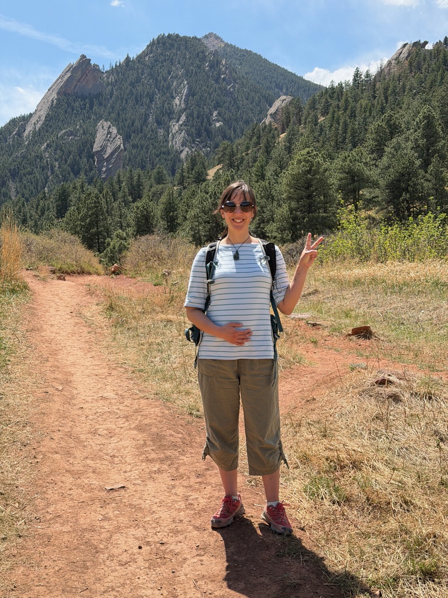A short birthday hike with Alex at the Flatirons.